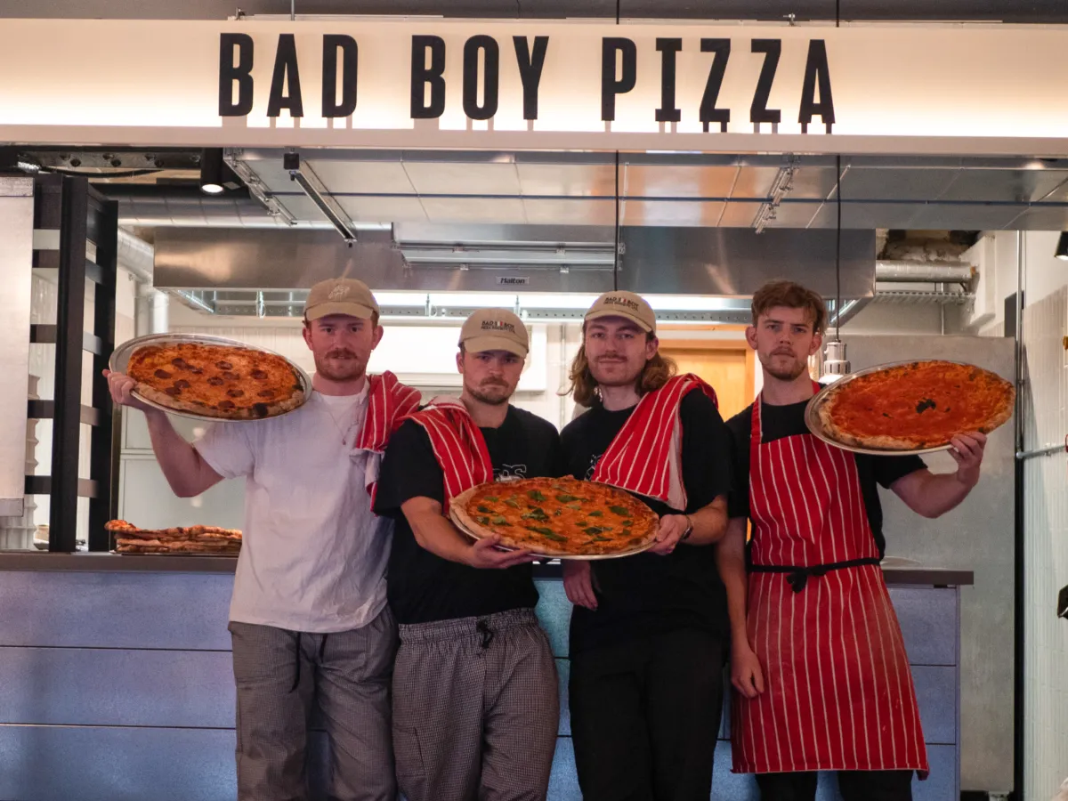Bad Boy Pizzas banner
